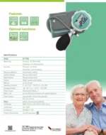 فشارسنج دیجیتال نیمه اتوماتیک POLYGREEN KP-7920 بازویی با پمپ د