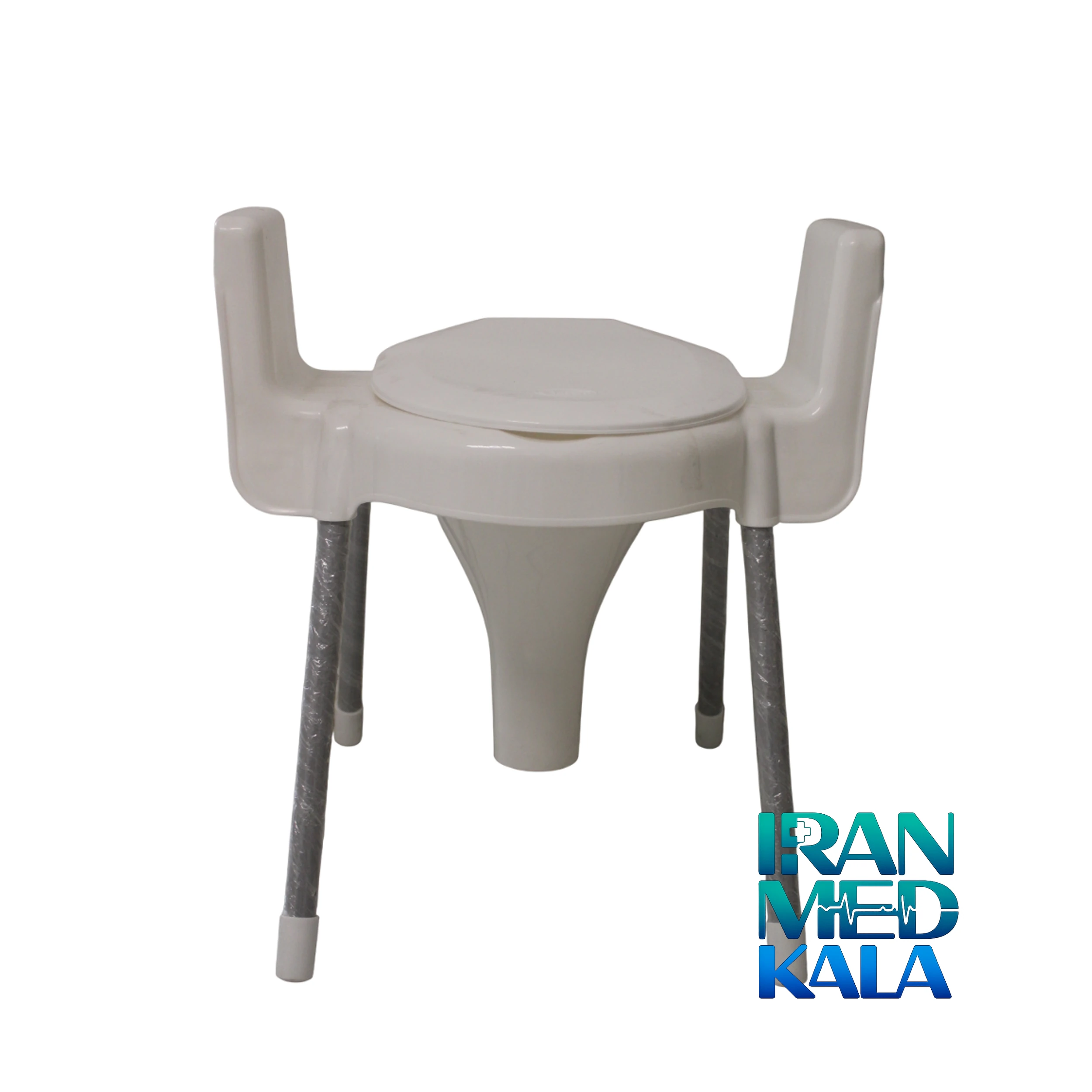 توالت فرنگی ناصر پلاستیک - نمای جلو - طراحی و جزئیات کلیدی