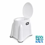 صندلی توالت فرنگی پلاستیک دوربسته گل تیوان