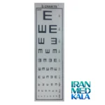 چارت بینایی امید - نمای جلو - طراحی و جزئیات کلیدی