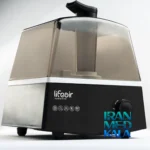 نمای کناری دستگاه بخور سرد رطوبت ساز سولدوز طب مدل Life Air عمق قاب و پروفایل