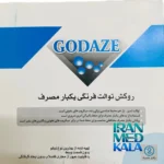 نمای جزئیات روکش توالت فرنگی گدازه مدل حل شونده A01 بسته 20 عددی پرداخت و جزئیات مواد