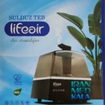 نمای جلو دستگاه بخور سرد رطوبت ساز سولدوز طب مدل Life Air چیدمان صفحه و نشانگرها