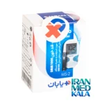 نمای بسته بندی نوار تست قند خون دیابان باکیفیت بسته 50 عددی برچسب و بسته بندی