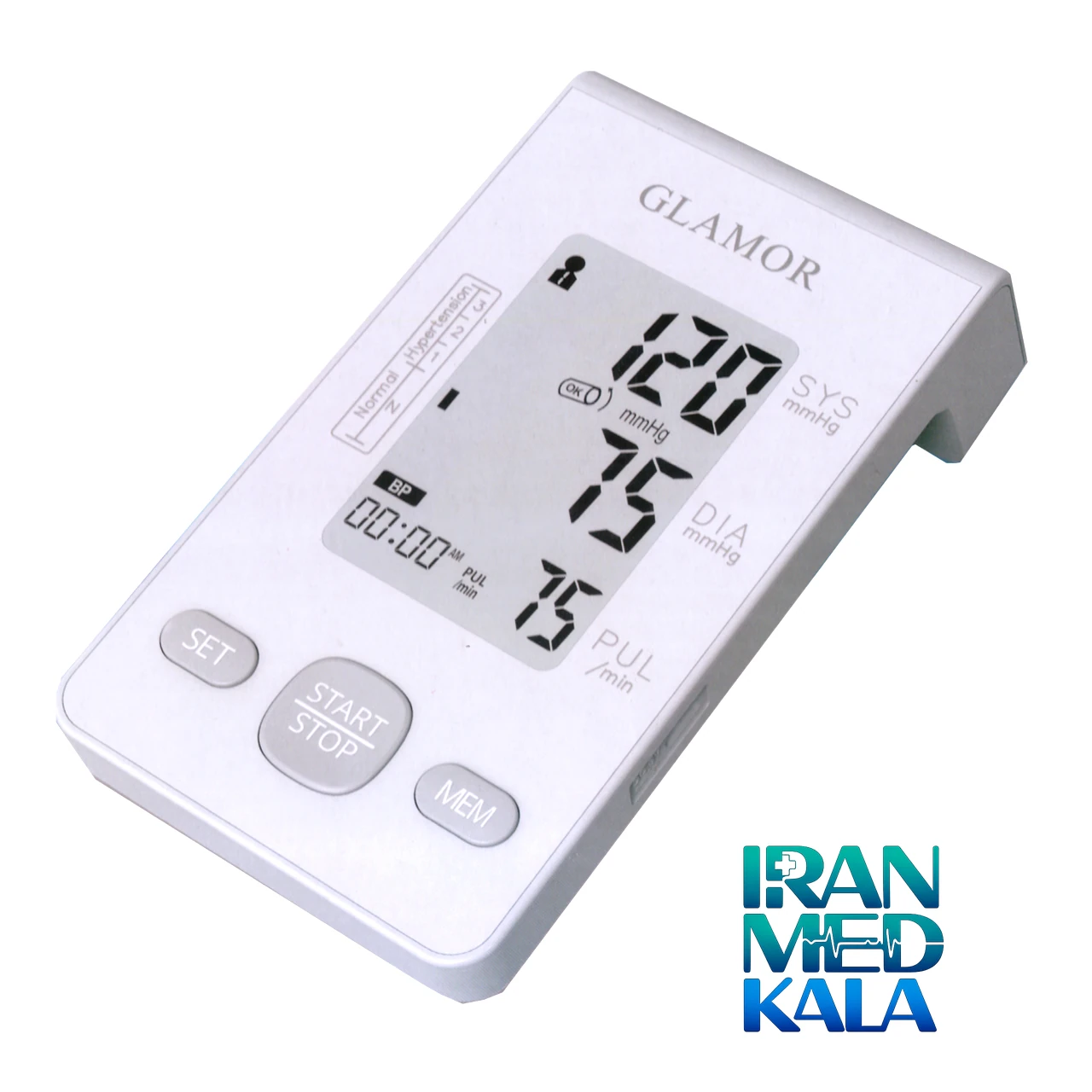 فشارسنج دیجیتال - نمای جلو - طراحی و جزئیات کلیدی