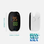 نمای کناری پالس اکسیمتر دیجیتال با نمایشگر LED پروفایل و ساختار